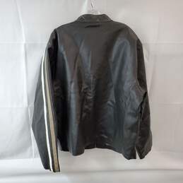 Black with White and Beige Trim Jacket Size XL alternative image
