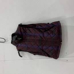 Lauren Ralph Lauren Womens Multicolor Sleeveless Zip Up Quilted Vest Size PL/G