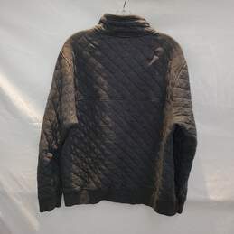 Patagonia Organic Cotton 1/4 Snap Button Quilted Pullover Sweater Size M alternative image