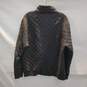 Patagonia Organic Cotton 1/4 Snap Button Quilted Pullover Sweater Size M image number 2