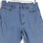 Womens Blue Denim Medium Wash 5-Pocket Design Tapered Leg Jeans Size 29 image number 3