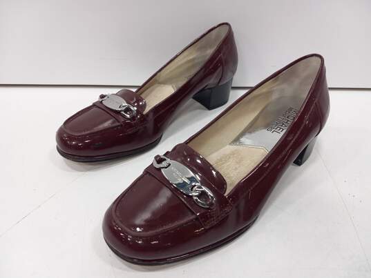 Michael Kors Women's Red Heeled Loafers Size 6 image number 1