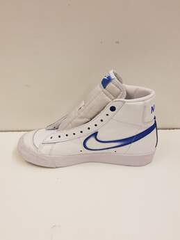Nike Blazer Mid 77 DD9685-100 White Blue Airbrush Sneakers Women's Size 5 alternative image