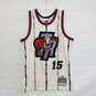 MEN'S MITCHELL & NESS TORONTO RAPTORS VINCE CARTER CHAINSTITCH JERSEY NWT image number 1