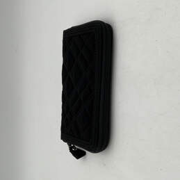 Authentic Womens Black Quilted Inner Pockets Card Slots Zip Around Wallet alternative image