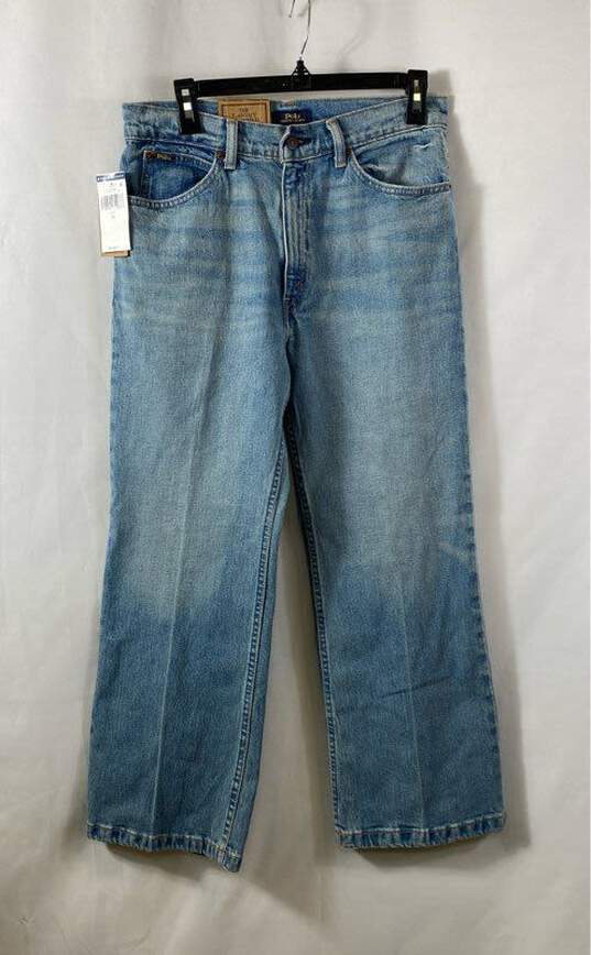 Polo by Ralph Lauren Women Blue Cropped Jeans- Sz 29 NWT image number 1