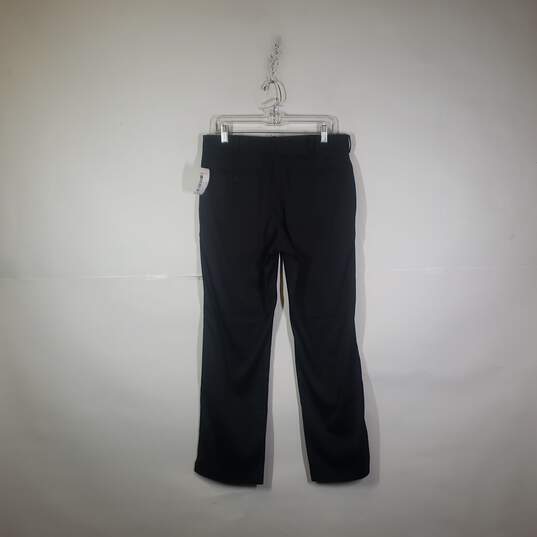 Mens Dri Fit Flat Front Slash Pockets Straight Leg Golf Chino Pants Size M 32X30 image number 2
