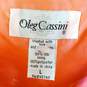 Oleg Cassini Women Pink Plaid Lightweight Jacket L image number 3