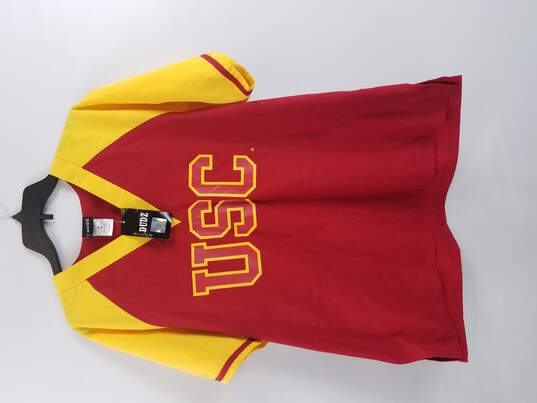 Dudz Men USC Red and Yellow Scrub M image number 1