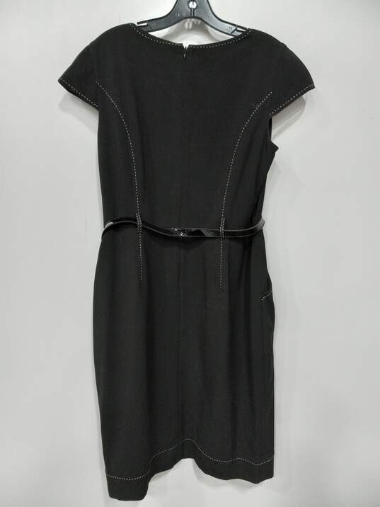Evan Picone Women's Black Sleeveless Dress Size 12 - NWT image number 2