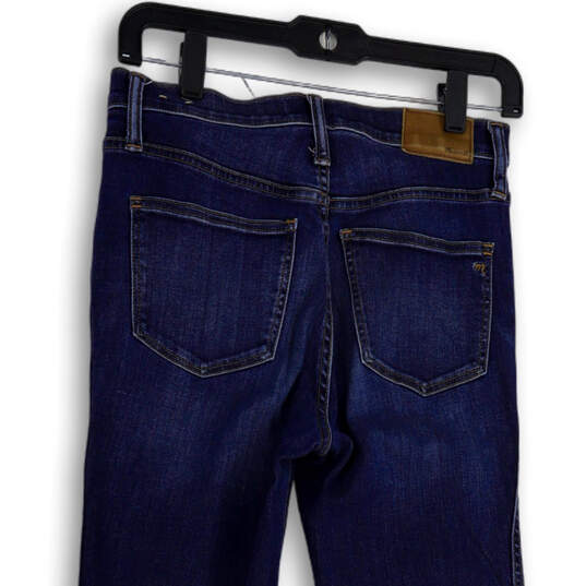Womens Blue Denim Medium Wash Pockets Stretch Skinny Leg Jeans Size 27 image number 4