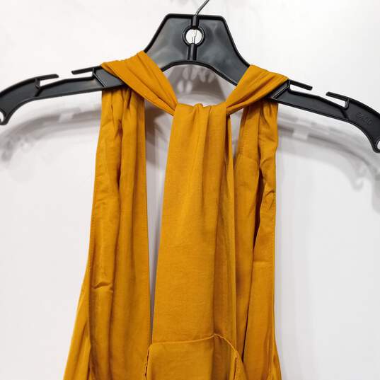 Banana Republic Yellow Dress Size 14 NWT image number 4
