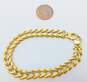 Elegant 14K Yellow Gold Fancy Link Chain Bracelet 14.1g image number 5