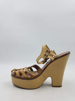 Marc Jacobs Camel Platform Sandals W 8 COA alternative image
