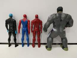 4pc Set of Assorted Hasbro Superhero Action Figures alternative image