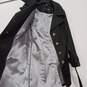 Calvin Klein Women's Black Trench Coat Size PS image number 3
