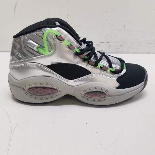 Reebok Question Mid Minions Gru's Lab Sneakers Silver 8 image number 1