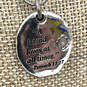 Designer Brighton Silver-Tone Friend Crystal Cut Stone Pendant Necklace image number 2