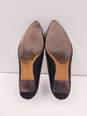Coach Warwick Bow Pointed Toe Flats Black 6 image number 7