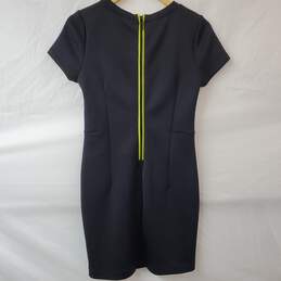 Michael Kors Black Mod Bodycon Midi Dress Women's M alternative image