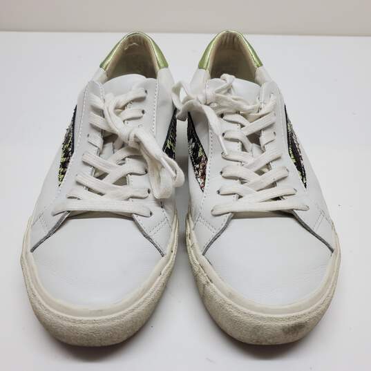 Unisex Madewell Low Top White Leather Sneaker Shoes Sz 9.5L/8M image number 2