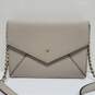 Kate Spade Envelope Chain & Wallet Crossbody Bag in Cement Gray Saffiano Leather image number 2