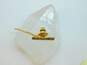 Vintage 10K Gold Diamond Accent Montgomery Ward 35 Year Service Pin 3.4g image number 3