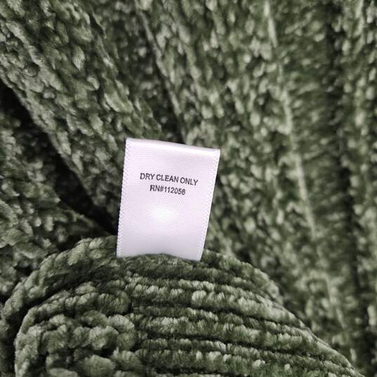 Green Cable Knit Long Sleeve Sweater image number 4