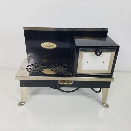 Miniature Toy Electric Cooking Stove / Oven. Antique Playset image number 1