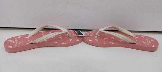 Coach Women's Pink Cleo Thong Flip Flops Size 7 image number 3