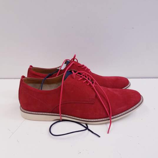 Aldo Rafaello Suede Loafers Red 10.5 image number 2