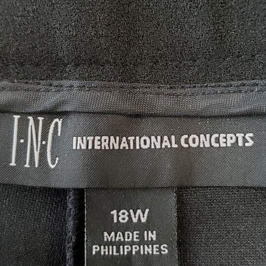 INC Women Black Pants Sz 18W NWT image number 3