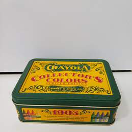 Crayola Collector's Colors Limited Edition Tin Box w/ Crayons alternative image