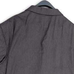 NWT Mens Gray Long Sleeve Notch Lapel Pockets Two Button Blazer Sz 56L/W52 alternative image
