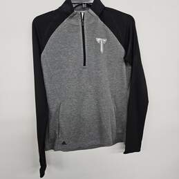 Black Gray Long Sleeve Golf Sweatshirt alternative image