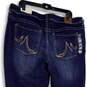 NWT Womens Blue Denim Medium Wash Pockets Stretch Bootcut Jeans Size 18W image number 4