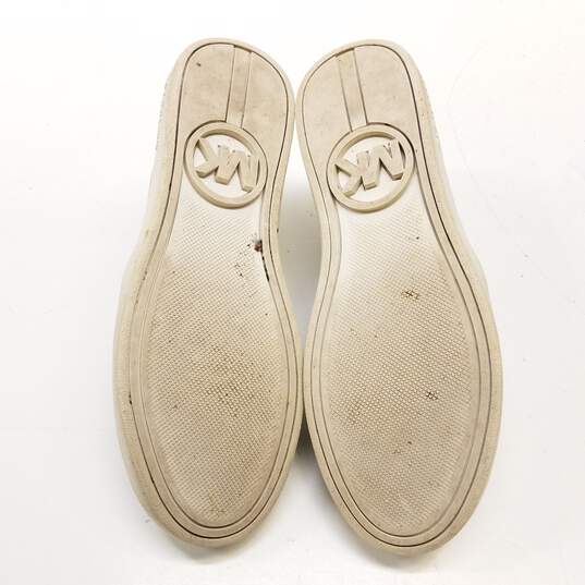 Michael Kors Keaton Beige Signature Print Slip On Sneakers Women's Size 4 M image number 6