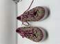 Womens Dawnell Brown Pink Monogram Low Top Lace Up Sneaker Shoes Size 8.5 M image number 1