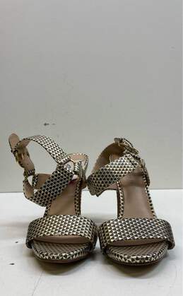 Karl Lagerfeld Women's Cadia Ankle Strap Metallic Heels Size 6.5 alternative image