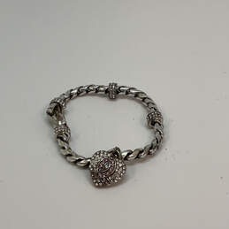 Designer Brighton Silver-Tone Pink Spread Fashionable Love Charm Bracelet alternative image