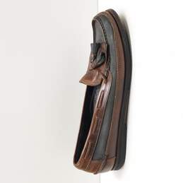 Cole Haan Men's Brown Leather Fringe Tassle Loafers Size 12