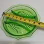 Vintage Green Glass Dish with Dividers image number 2