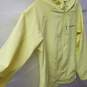 Women's Yellow Eddie Bauer Hooded Windbreaker Jacket Size TS image number 2