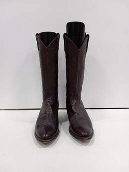 Dan Post Men's Burgundy Western Cowboy Boots Size 7.5