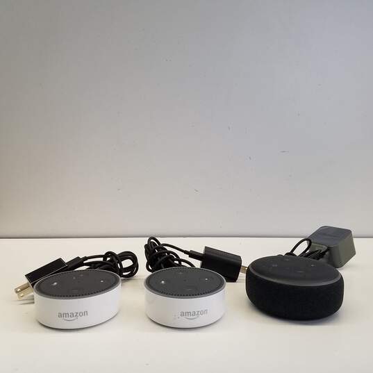 Bundle of 3 Amazon Smart Speakers image number 1