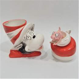 Vandor Dr. Seuss Limited Edition Cat In The Hat Ceramic Cookie Jar IOB alternative image
