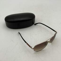 Michael Kors Mens Brown Gold Full Frame Aviator Sunglasses with Brown Case