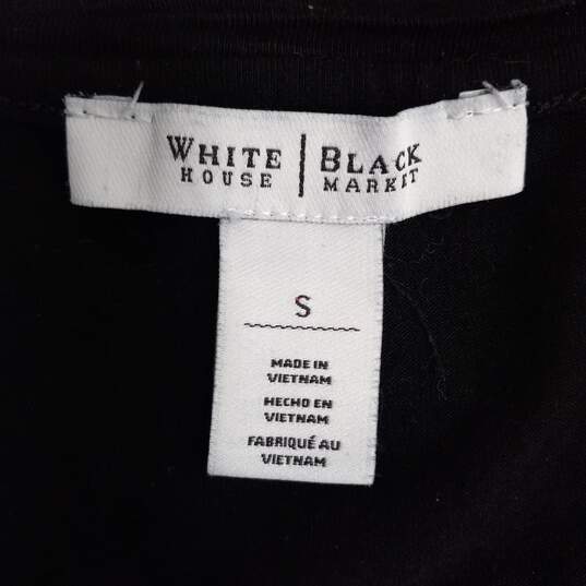 White House|Black Market Black T-Shirt Women's Size S image number 4