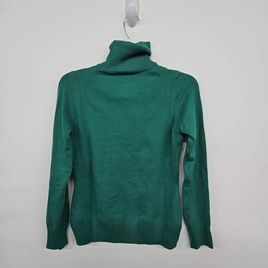 Green Long Sleeve Turtle Neck image number 2