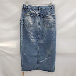 Reformation Jeans Nila Long Denim Skirt NWT Size 30 alternative image